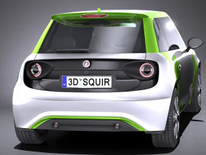 Poli rendah Generik Electric Compact 2018 Model 3D