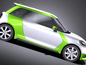 Poli rendah Generik Electric Compact 2018 Model 3D