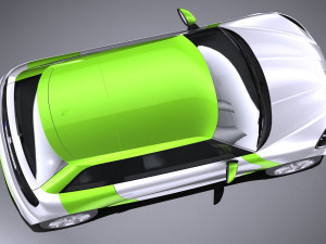 Generic Electric Compact 2018 lowpoly Model 3D