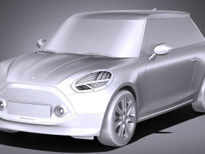 Generic Electric Compact 2018 lowpoly Model 3D