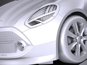 Generic Electric Compact 2018 lowpoly Model 3D