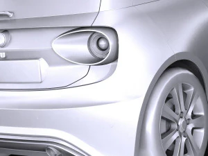 Poli rendah Generik Electric Compact 2018 Model 3D