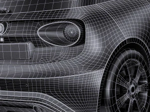 Poli rendah Generik Electric Compact 2018 Model 3D