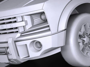 Generic 4x4 2018 lowpoly 3D Model