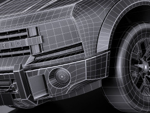 Generic 4x4 2018 lowpoly Modèle 3D