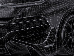 Bugatti Divo 2019 Lowpoly Model 3D