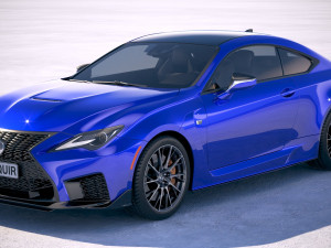 Lexus RC F 2020 3D Model