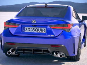 Lexus RC F 2020 3D Model