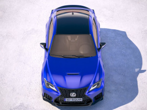 Lexus RC F 2020 3D Модель