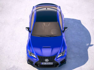 Lexus RC F 2020 3D Model