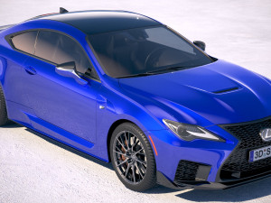Lexus RC F 2020 3D Модель