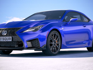 Lexus RC F 2020 3D Модель
