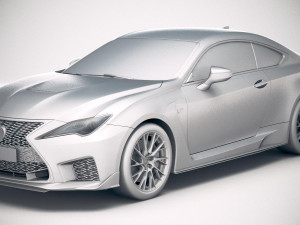 Lexus RC F 2020 3D Модель