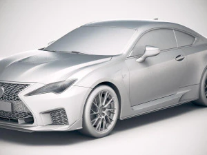 Lexus RC F 2020 3D Model