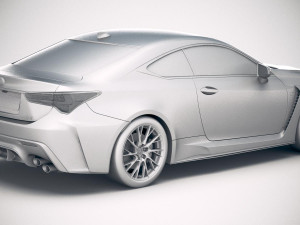Lexus RC F 2020 3D Модель