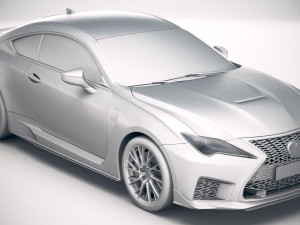 Lexus RC F 2020 3D Модель
