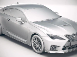 Lexus RC F 2020 3D Model