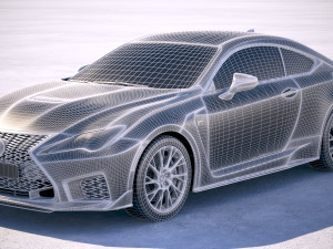 Lexus RC F 2020 3D Модель
