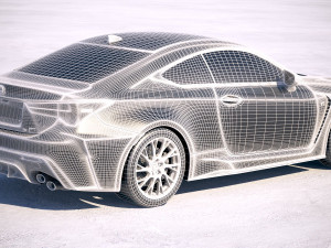Lexus RC F 2020 3D Модель