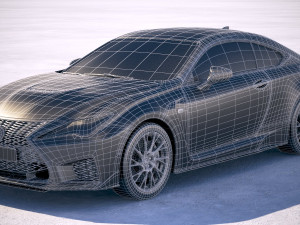 Lexus RC F 2020 3D Модель