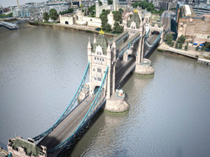 London Tower Bridge 3Dモデル