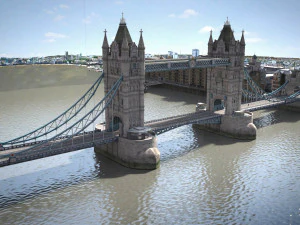 London Tower Bridge 3D Model