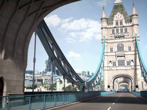 London Tower Bridge 3Dモデル