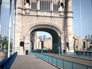 London Tower Bridge 3D Model