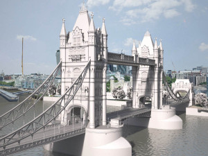 London Tower Bridge 3Dモデル
