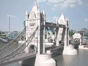 London Tower Bridge 3D Model