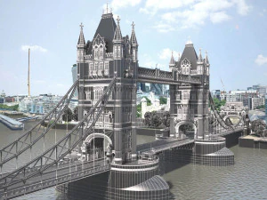 London Tower Bridge 3D Model