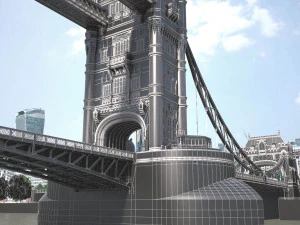 London Tower Bridge 3D Model