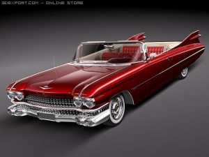Eldorado 1959 Convertible VRAY 3D Model