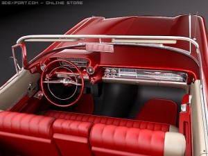 Eldorado 1959 Convertible VRAY 3D Model