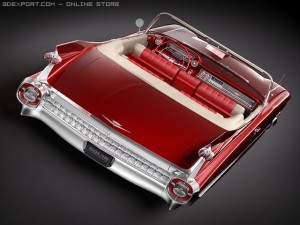 Eldorado 1959 Convertible VRAY 3D Model