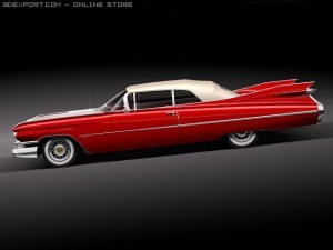 Eldorado 1959 Convertible VRAY 3D Model