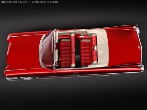 Eldorado 1959 Convertible VRAY 3D Model