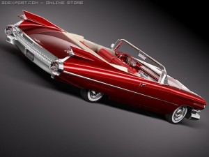 Eldorado 1959 Convertible VRAY 3D Model