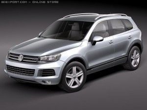 Volkswagen Touareg 2011 3D 模型