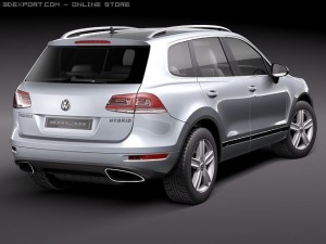 Volkswagen Touareg 2011 Modelo 3D