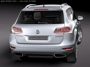 Volkswagen Touareg 2011 Modelo 3D