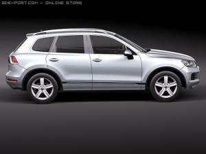 Volkswagen Touareg 2011 Modelo 3D