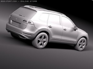 Volkswagen Touareg 2011 Modelo 3D