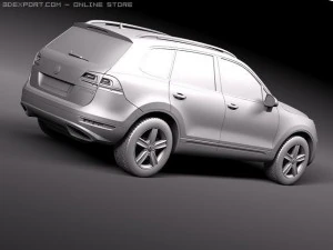 Volkswagen Touareg 2011 Modelo 3D