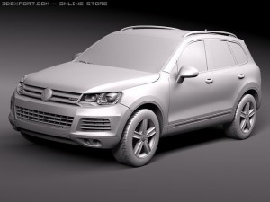 Volkswagen Touareg 2011 Modelo 3D