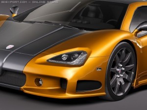 SSC Ultimate Aero 2010 midpoly 3D Model