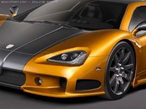 SSC Ultimate Aero 2010 midpoly 3D Model
