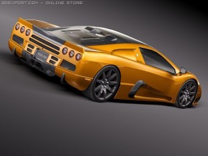 SSC Ultimate Aero 2010 midpoly 3D Model