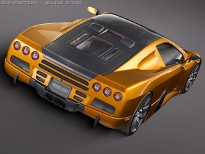 SSC Ultimate Aero 2010 midpoly 3D Model