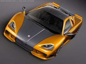 SSC Ultimate Aero 2010 midpoly 3D Model